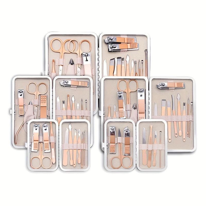 18-in-1 Professional Stainless Steel Nail Clipper Set for Nails Daily and Salon