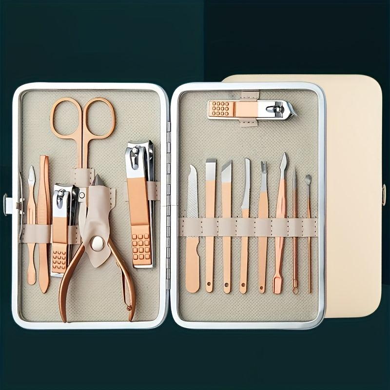 18-in-1 Professional Stainless Steel Nail Clipper Set for Nails Daily and Salon