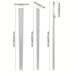 3 Pcs Pedicure Set Stainless Steel Nail Nippers Clipper Remover Kit
