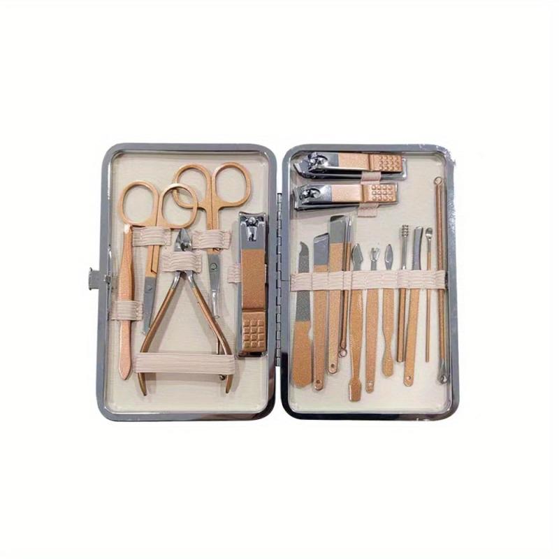 Professional Stainless Steel Pedicure Nail Clippers Set for Travel and Home