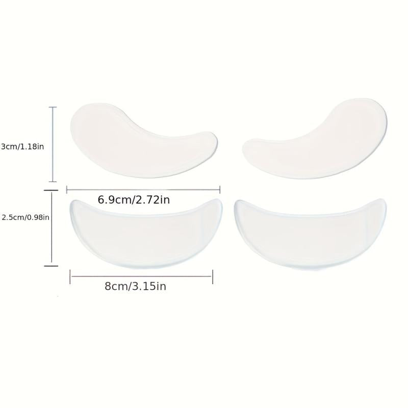 4pcs Reusable Waterproof Silicone Eye Pads Stickers Skin Care Pads