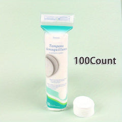 100 Count Cotton Rounds Makeup Remover Cotton Pads Hypoallergenic Lint