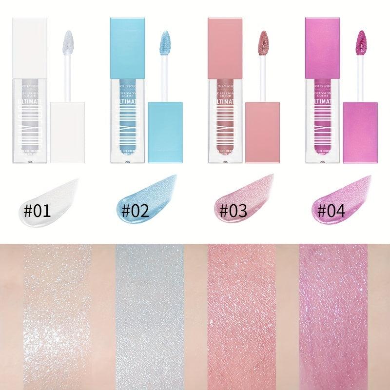 4 Colors Liquid Eyeshadow Stick Monochrome Shimmer Glitter