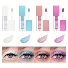 4 Colors Liquid Eyeshadow Stick Monochrome Shimmer Glitter
