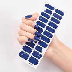 Geometric Glitter Nail Stickers for DIY Nail Art