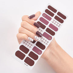 Geometric Glitter Nail Stickers for DIY Nail Art
