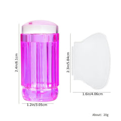 Nail Polish Stamping Kit with Scraper - Easy DIY Manicure Tool