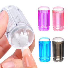 Nail Polish Stamping Kit with Scraper - Easy DIY Manicure Tool