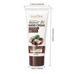 Coconut Hand Cream for Dry and Cracked Hands