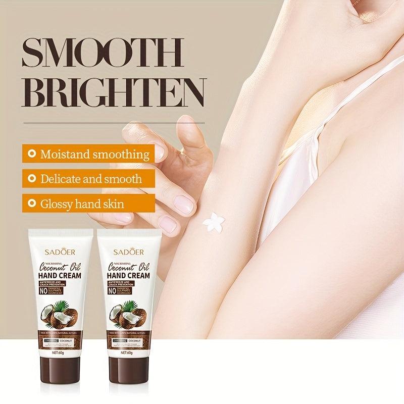 Coconut Hand Cream for Dry and Cracked Hands