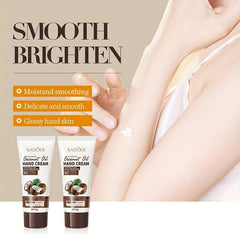 Coconut Hand Cream for Dry and Cracked Hands