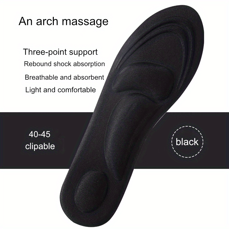 4D Sponge Massage Insoles for Sports Activities