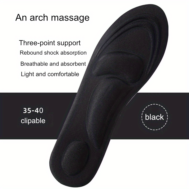 4D Sponge Massage Insoles for Sports Activities