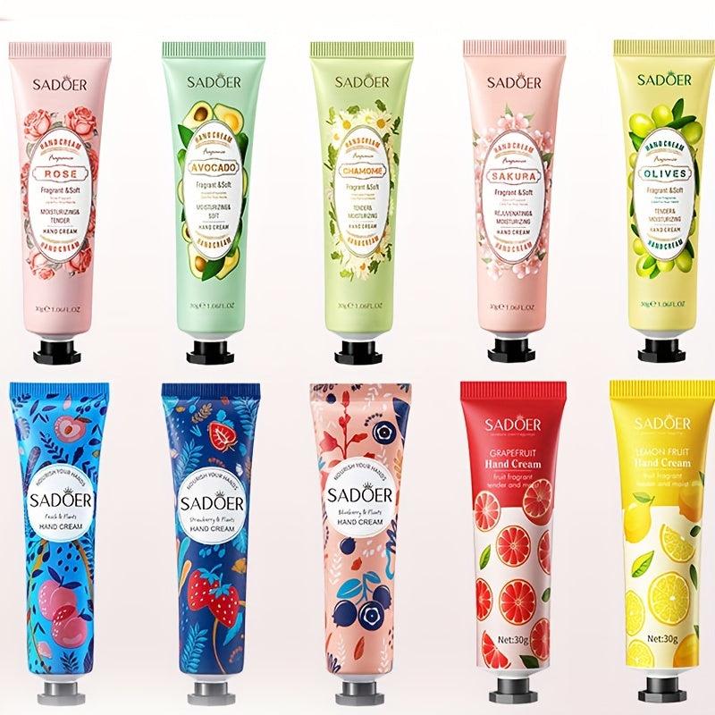 Fruity Floral Hand Cream 30g Plant Essences Moisturizing Skin Care Products