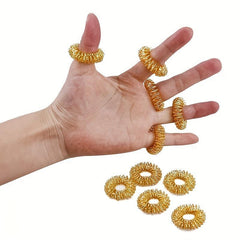 5pcs Finger Massager Set for Stress Relief with Sensory Rings