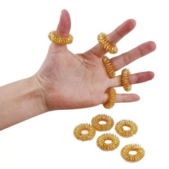 5pcs Finger Massager Set for Stress Relief with Sensory Rings