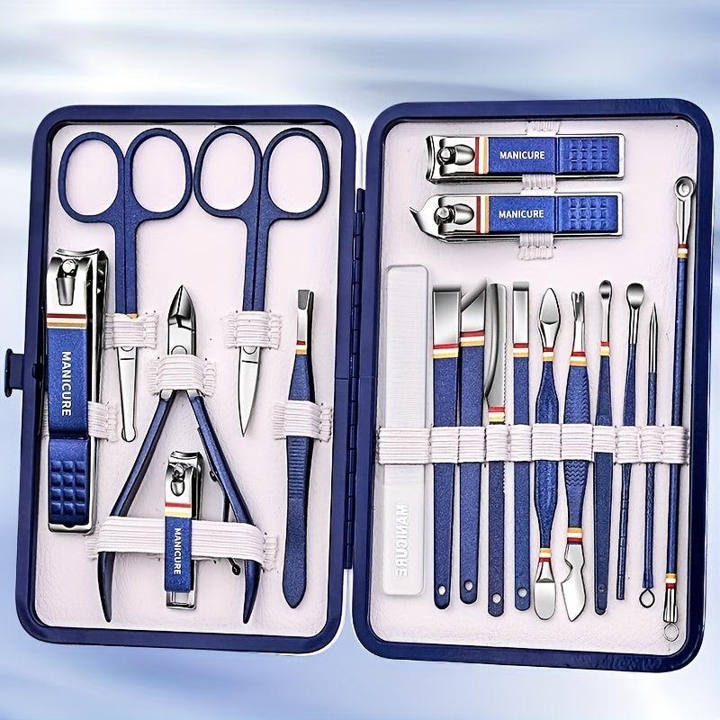 15 Pcs Nail Clippers Manicure Set For Women & Girls Grooming Kit
