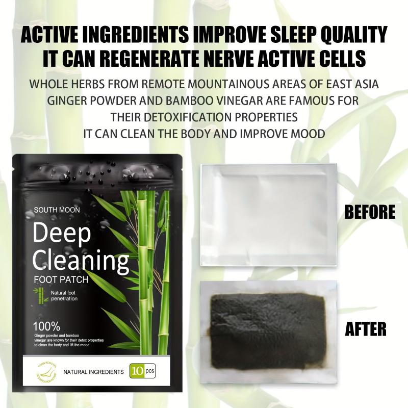 Bamboo Foot Care Patch Natural Cleansing Foot Pads