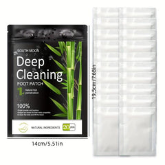 Bamboo Foot Care Patch Natural Cleansing Foot Pads