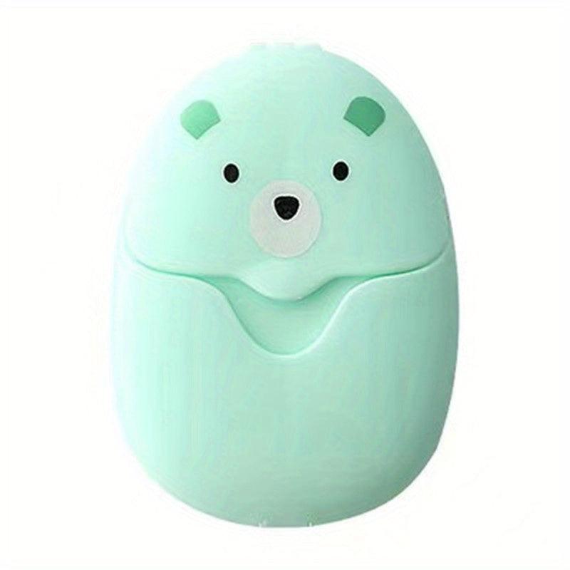 50 Pcs Mini Disposable Travel Paper Soap Foam Hand Soap for Outdoors