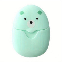 50 Pcs Mini Disposable Travel Paper Soap Foam Hand Soap for Outdoors
