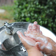 50 Pcs Mini Disposable Travel Paper Soap Foam Hand Soap for Outdoors