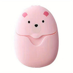 50 Pcs Mini Disposable Travel Paper Soap Foam Hand Soap for Outdoors