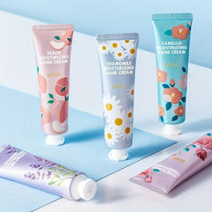 5pcs Floral Fruity Hand Cream Set for Dry Hands