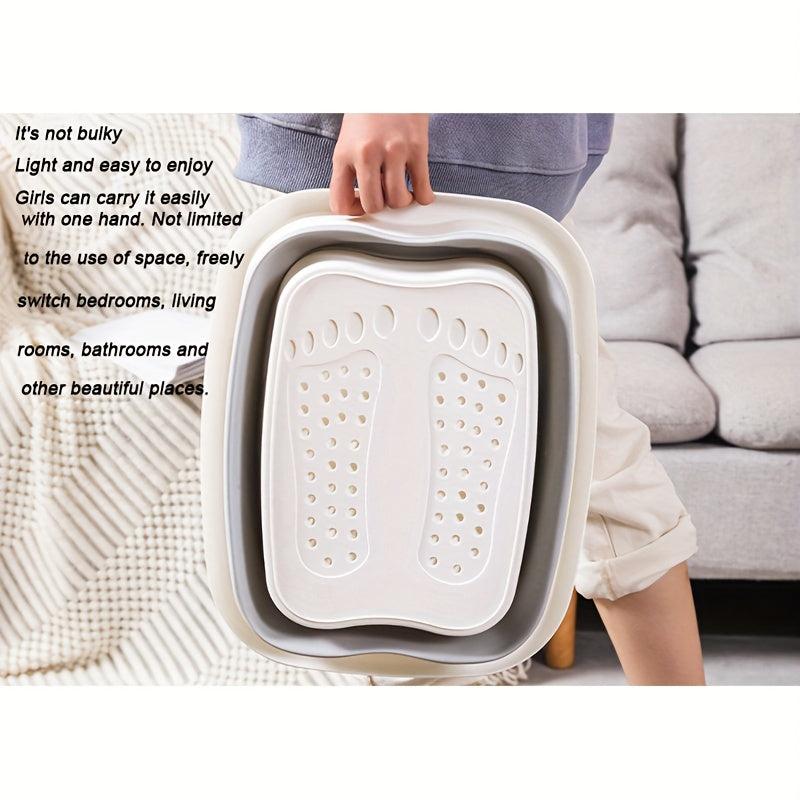 Collapsible Foot Soaking Bucket Portable Travel Spa Basin