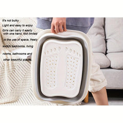 Collapsible Foot Soaking Bucket Portable Travel Spa Basin