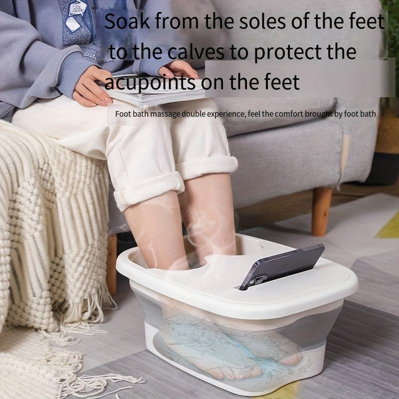 Collapsible Foot Soaking Bucket Portable Travel Spa Basin