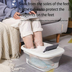 Collapsible Foot Soaking Bucket Portable Travel Spa Basin