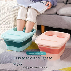 Collapsible Foot Soaking Bucket Portable Travel Spa Basin
