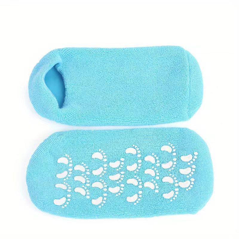 Moisturizing Silicone Socks for Dry Feet Repair - Pink