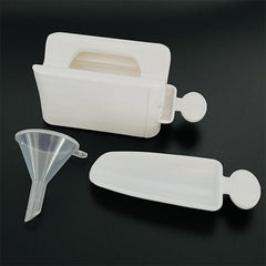 Nail Sequins Powder Recycling Box Portable Container Nail Tools