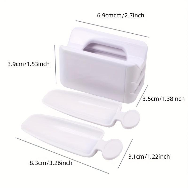 Nail Sequins Powder Recycling Box Portable Container Nail Tools