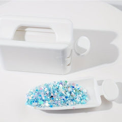 Nail Sequins Powder Recycling Box Portable Container Nail Tools