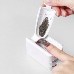 Nail Sequins Powder Recycling Box Portable Container Nail Tools