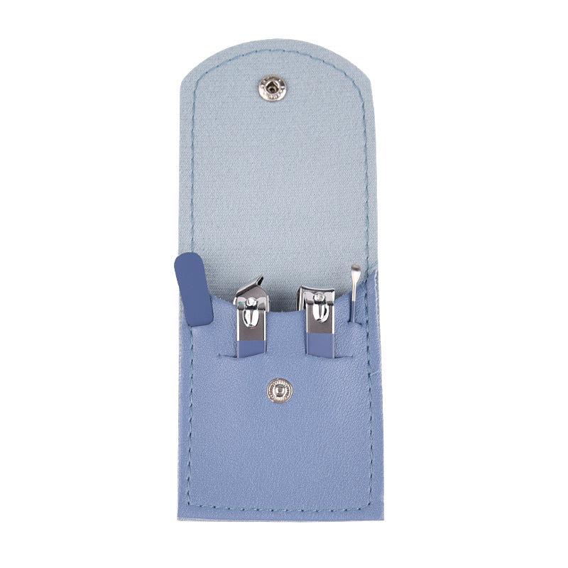 4 Pcs Manicure Set Stainless Steel Nail Clippers Portable Nail File Tool