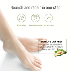 Shea Butter & Avocado Foot Mask for Dry Cracked Feet