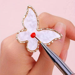 Butterfly Nail Art Palette Mixing Plate Portable and Easy to Use
