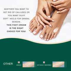 Healing Foot Repair Cream For Dry Cracked Heels - Callus Remover