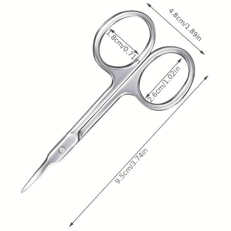 Stainless Steel Curved Tip Cuticle Scissors