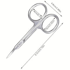 Stainless Steel Curved Tip Cuticle Scissors