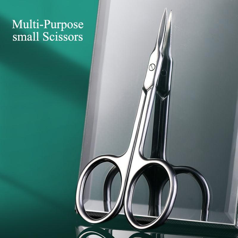 Stainless Steel Curved Tip Cuticle Scissors