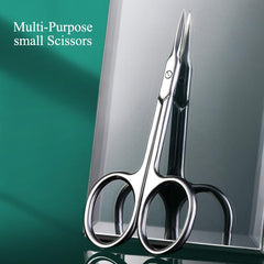 Stainless Steel Curved Tip Cuticle Scissors