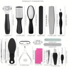 Pedicure Tools Kit Callus Remover Set with Foot Files and Rasp Foot Scrubber