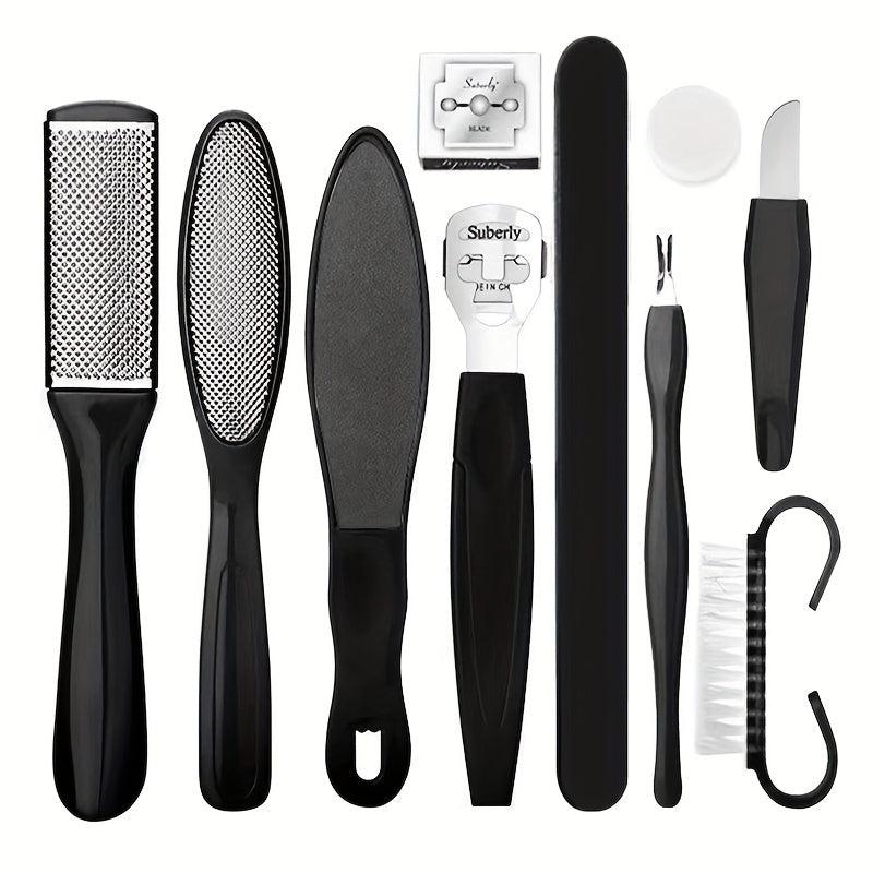 Pedicure Tools Kit Callus Remover Set with Foot Files and Rasp Foot Scrubber