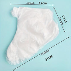 100pcs Disposable Clear Foot Mask Plastic Foot Covers Beauty Feet Masks