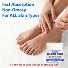 Urea Cream 42% with 2% Salicylic Acid - Callus Remover for Feet & Hands